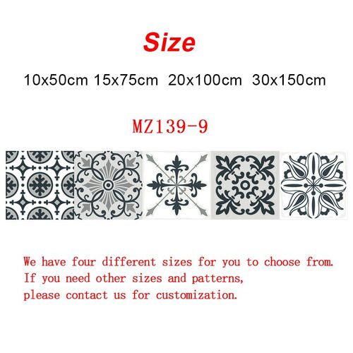 Portuguese Style Ceramic kitchen Tiles Abstract Pattern Wall