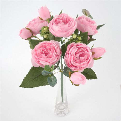 1 bundle Silk Peony bouquet home decoration accessories wedd