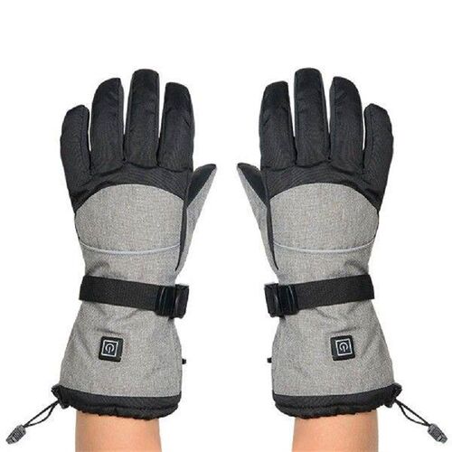 Electric Heated Gloves Waterproof Winter Gloves with 3