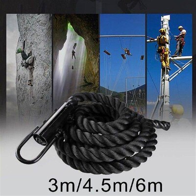 Climbing rope, exercise training, heavy ropes, physical