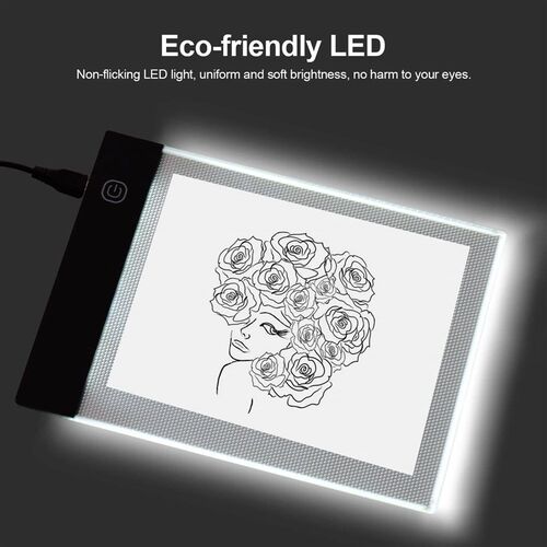 Portable Flip Book Kit with Light Pad Tablet LED Light Box 3