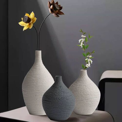Simple Ceramic Vase Decoration for Home Nordic Luxury Narrow