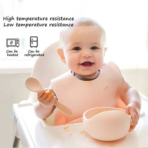 22colors!!1set Silicone Baby Feeding Bowl Set Baby Learning