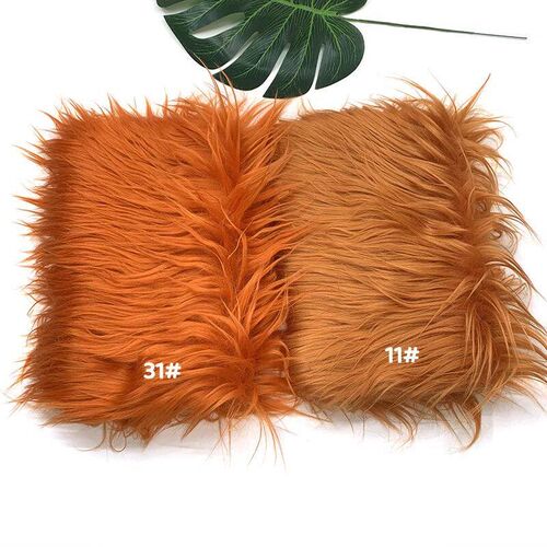 25x45cm 8cm Pile  Faux Fur Fabric For Patchwork Sewing Mater