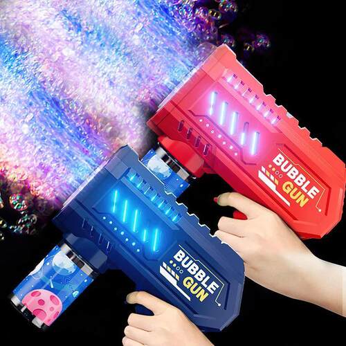 Fully automatic childrens bubble machine luminous toy gift