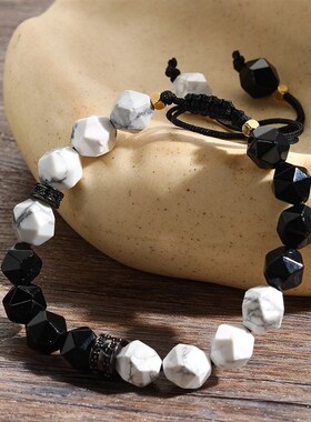 2023 Natural Sparrow Stone Beads Bracelet Men Women Zircon