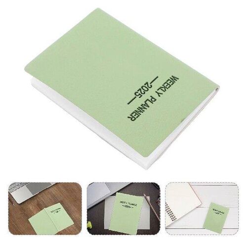 2025 Mini Pocket Weekly Planner Thick Paper Monthly