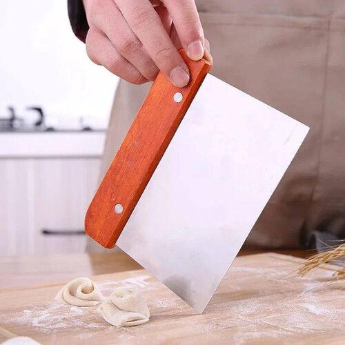 Stainless Steel Pasty Cutters Noodle Knife Cake Scraper with