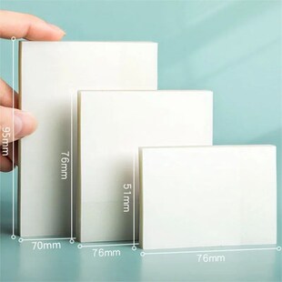 50/100 Sheets Posted it Transparent Waterproof Sticky Notes