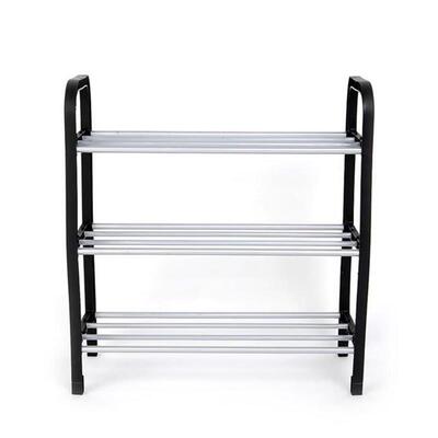 Easy Assembled Light Plastic 3 Tier Shoe Rack Shelf Storage