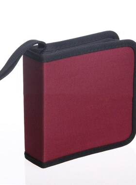 Portable 40Pcs Oxford CD DVD Case Discs Wallet Storage Bags