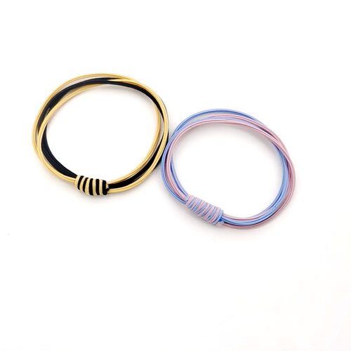 100 Elegant Simple Cute Hair Rope Hair Ring Personalized Lea