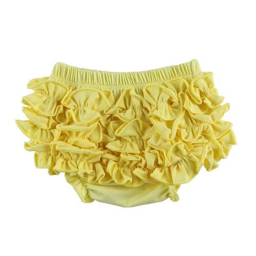 Toddler Girls Ruffle Diaper vers Cute Cotton Baby Girl Short