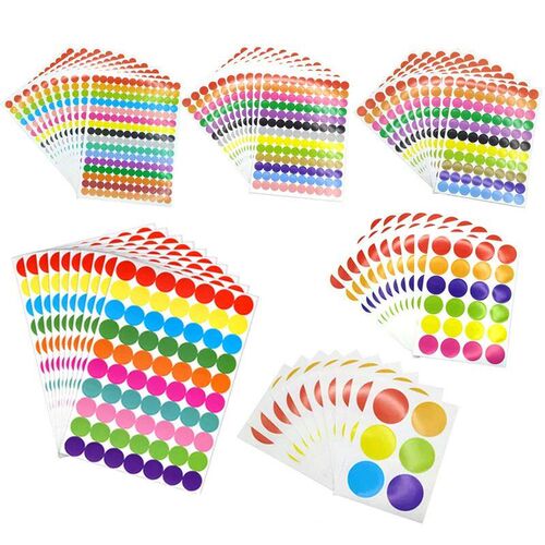 6mm 8mm 10mm 19mm 20mm 40mm Colored Dot ers Polka Circle Off