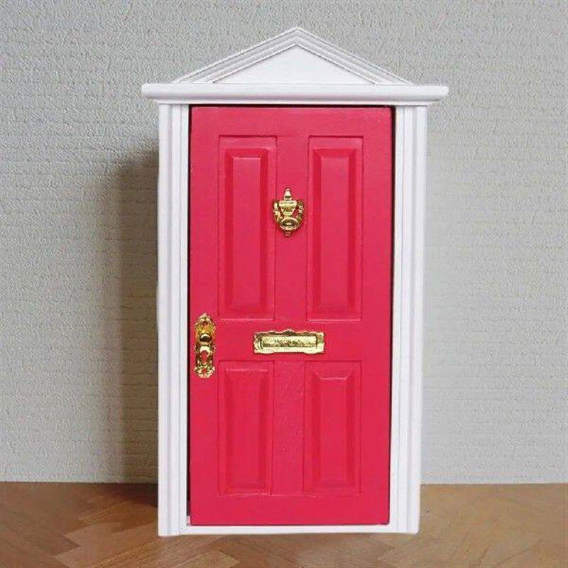 Miniature Wood Elf Door Tooth Fairy Door Mini House