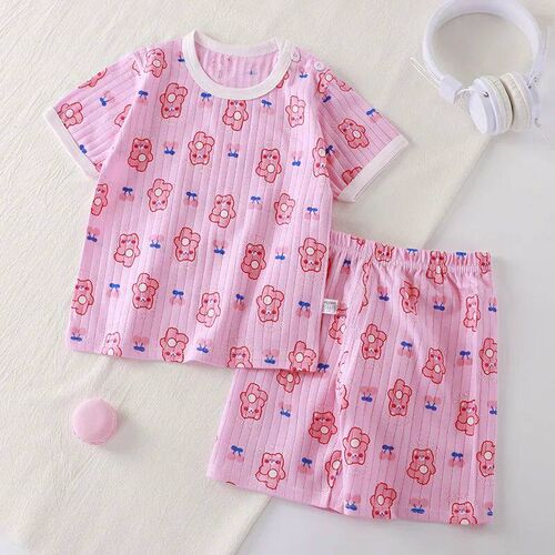 New Kids Boys Girls Summer Clothing Sets Children Cute Carto