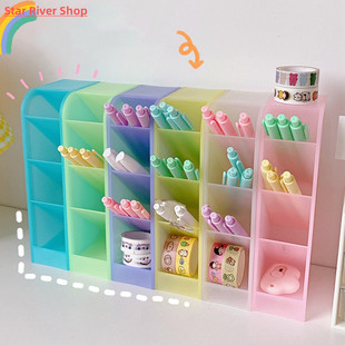 Multi-function Desktop Pen Holder for Obliquely Inserted 4 G