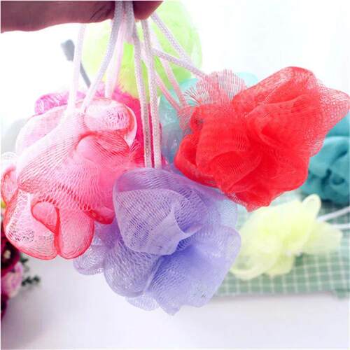 1PCS Bath Balls Rich Bubbles Body Flower Bath Sponge Shower