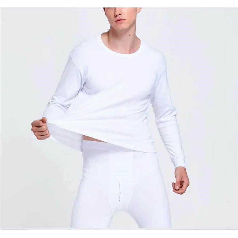 Men Cotton Thermal Underwear Sets Thermo Long Johns Winter C图片