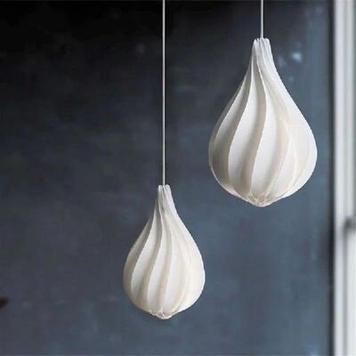 Nordic PVC Water Droplets Pendant Lamp For Study Bedroom