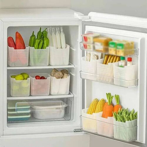 1/5PCS Refrigerator Storage Boxes Food Fresh Organizer Cold