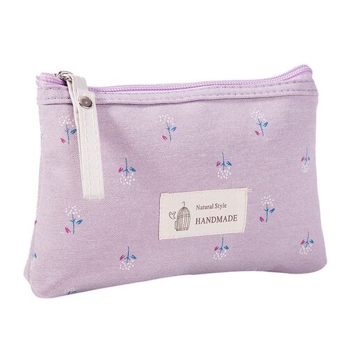Fashion Floral Cosmetic Bag  Women Travel Make Up Bags Zippe