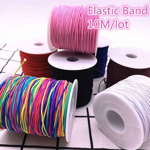 1.0mm 10yards/lot Hgh-Elastc Round Elastc Band Rubber Band E