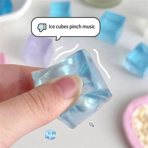 Hot Fidget Toy Mini Squishy Toys Mochi Ice Block Sress Ball