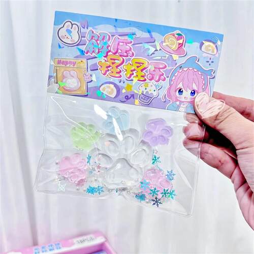 Luminous Cat Paw Squishy Squeeze Toy Kawaii Sss Relief Toys