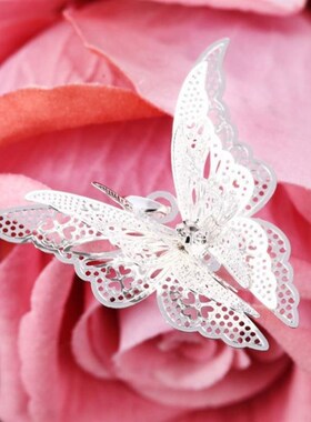 hollow butterfly necklace Female choker 蝴蝶项链翅膀吊坠饰品