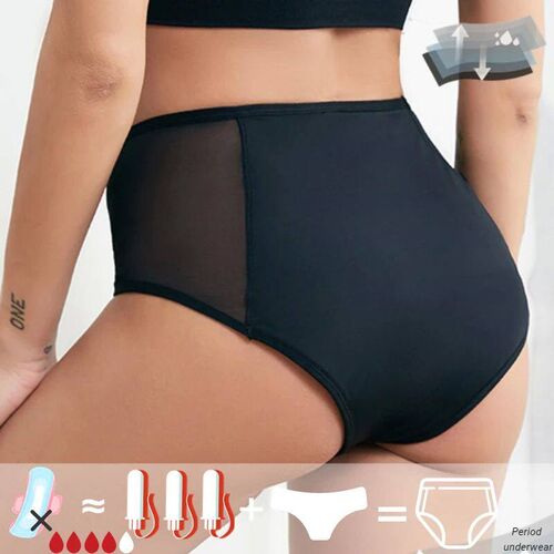 Panties For Menstruation Plus Size Lace 4-LayerLeak Proof Sa