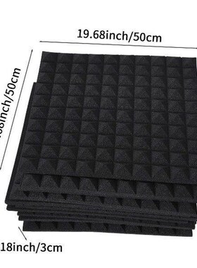 AZZ-12 Pack Sound Proof Foam Panels 1.2inch X 20inch X
