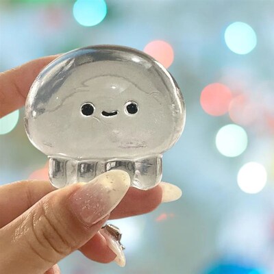 Jellyfish Squishy Toy for Stress Relief - Soft Slow Rising