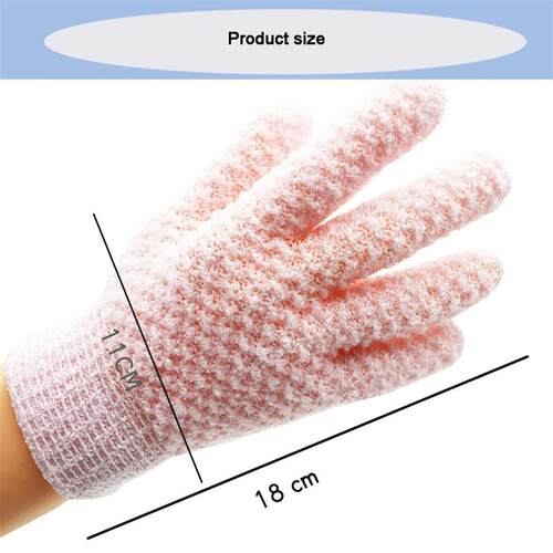 1Pcs New Cleaning Bath Glove Shower Scrub Body Massage SPA F