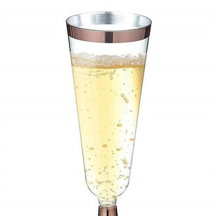 6Pcs/Set 150ML Disposable Red Wine Glass Plastic Champagne F