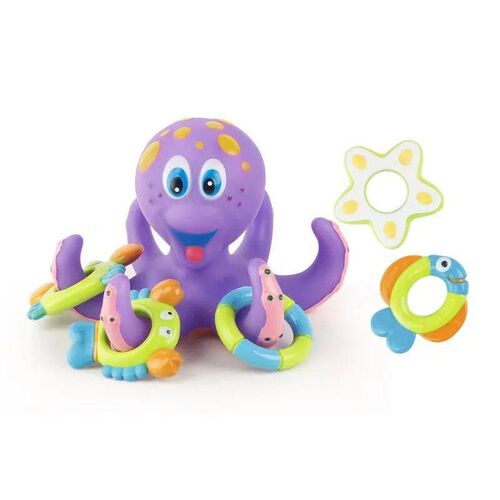 Childrens Octopus Bath Toys Kids Summer Pool Interactive Be