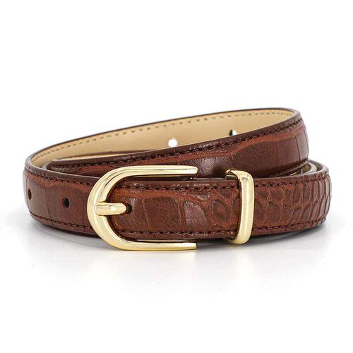 Simple Commuter Style Crocodile Pattern Womens Pin Buckle B