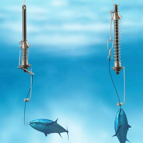 Automatic Fishing Hook Device Spring Hook Neutral 304 Stainl