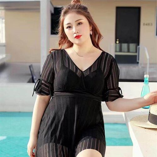 Large Size Swimsuit New Summer Belly Covering Slimming Conse
