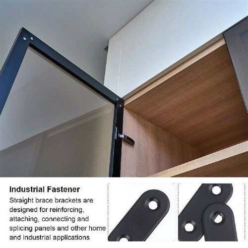 72 Pcs Straight Shelf Bracket Heavy Duty Brackets Stainless