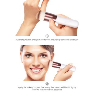 Brush Flat Makeup Blending Top Liquid Foundation