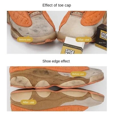 2pcs Shoes Eraser Portable Suede Sheepskin Matte Leather Fab