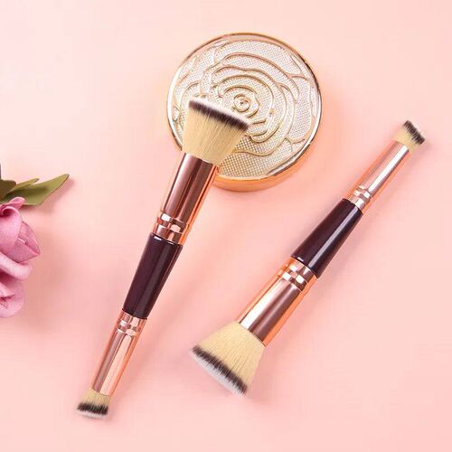 Double-ended Foundation Brush Dual-purpose Makeup Brush Shor