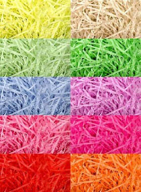 50g Easter Basket Grass Filler Paper Stuffing Shredded Crink