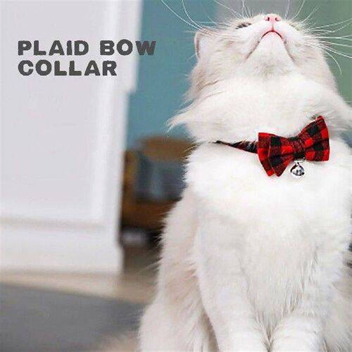 Pet Cat Dog Bow Tie Winter Pet Supplies With Bell Dog