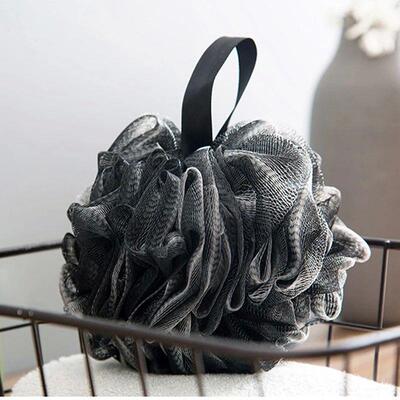 1PC Bamboo charcoal body bathing sponge brushs bath with nat