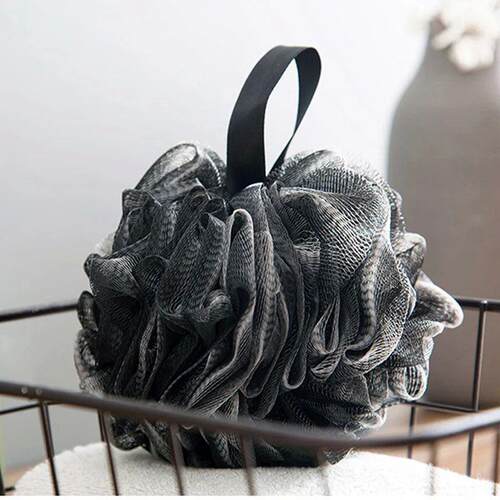 1PC Bamboo charcoal body bathing sponge brushs bath with nat
