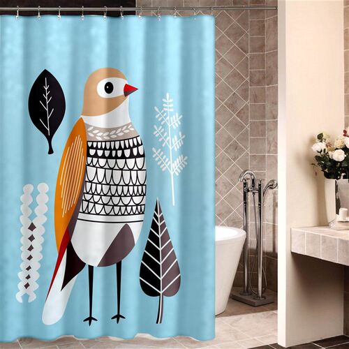 Simple Cute Cartoon Home Waterproof and Moisture-proof Showe