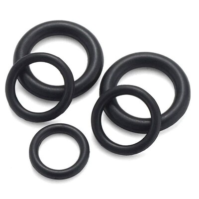 Black Nitrile O-ring Thickness CS1mm/1.5mm/2mm/3mm Outer Dia