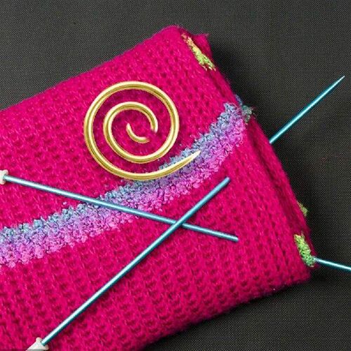 Spiral Cable Needle Knitting Needle Stitch Holder for Shawl